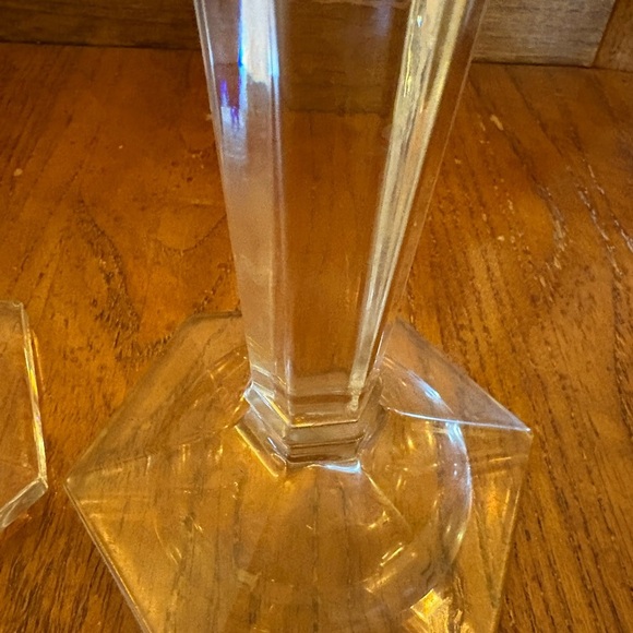 Mikasa Cambridge Clear Crystal Candlestick Pair — New Without Box - Picture 3 of 15